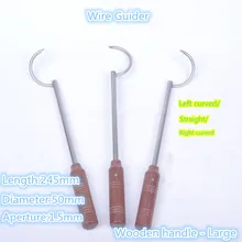 1 шт. деревянная ручка Проводные прохожие Проводные направляющие ветеринарные ортопедические инструменты