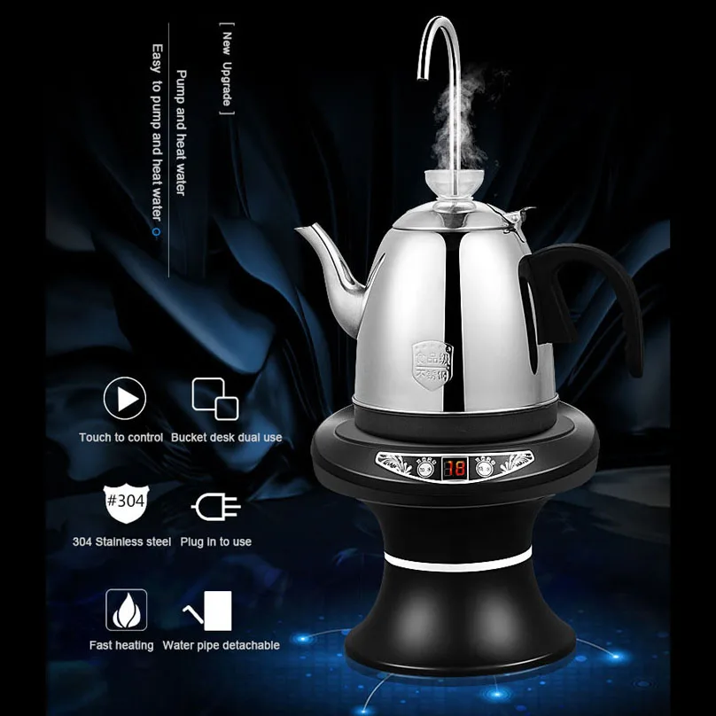 Instant Heat Hot Water Dispenser Portable Desktop Dispensador De Agua With Stainless Water Kettle Water Pump for Bottles