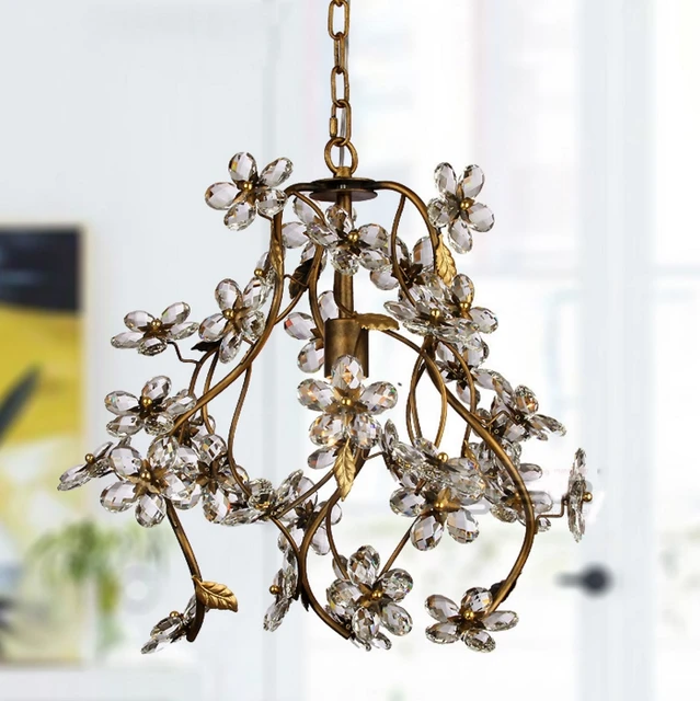 Chandelier Chandeliers Flower Crystal Nordic Modern Light Pendants