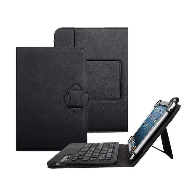 Best Offers Huawei MediaPad M2 8" Wireless Bluetooth Keyboard Tablet Case Universal 2in1 Detachable QWERTY Folio Leather Case Stand Cover
