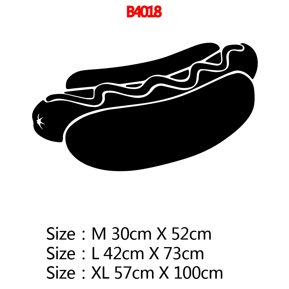 Classic hot dog Vinyl Wall Stickers Restaurant Decoration Removable Wall Sticker Room Decoration Classic hot dog Vinyl Wall Stickers Restaurant Decoration Removable Wall Sticker Room Decoration