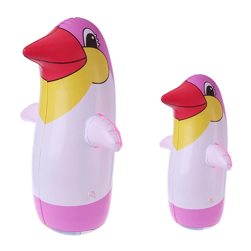 

70cm Inflatable Penguin Tumbler Toy Kids Toys Inflatable Animal Balloon Supplies