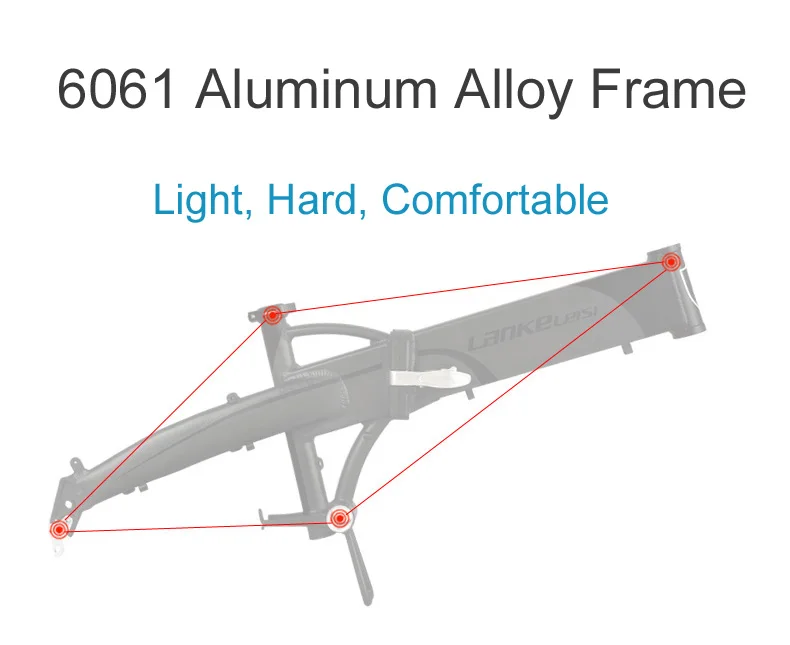 Discount 20 Inches Folding Bicycle, Integrated Magnesium Alloy Rim, Folding Electric Mountain Bike, 5 Grade Assist, Suspension Fork 5