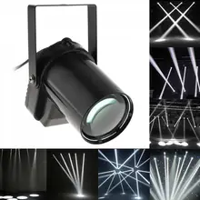 5W LED White Beam Pinspot Light Spotlight Super Bright Lamp Mirror Balls DJ Disco Effect Stage Lighting for KTV DJ Party 5W LED White Beam Pinspot Light Spotlight Super Bright Lamp Mirror Balls DJ Disco Effect Stage Lighting for KTV DJ Party
