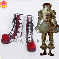 Хэллоуин Стивена Кинга это клоуна Джокера мужские Для женщин Костюмы для косплея сапоги обувь
