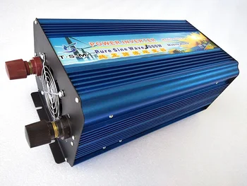 

Digital Display DC24V to AC220V power inverter 3000W pure sine wave 6000W Peak power onduleur photovoltaique