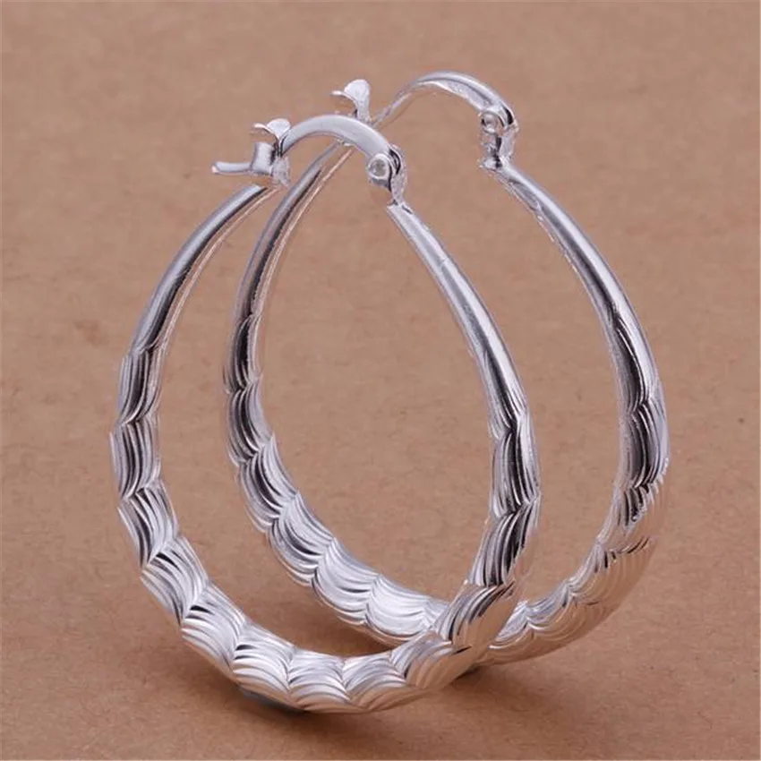 Gold Silver Fashion Metallic Color Metal Earrings 925 Wedding For Lady Women Wedding Gift