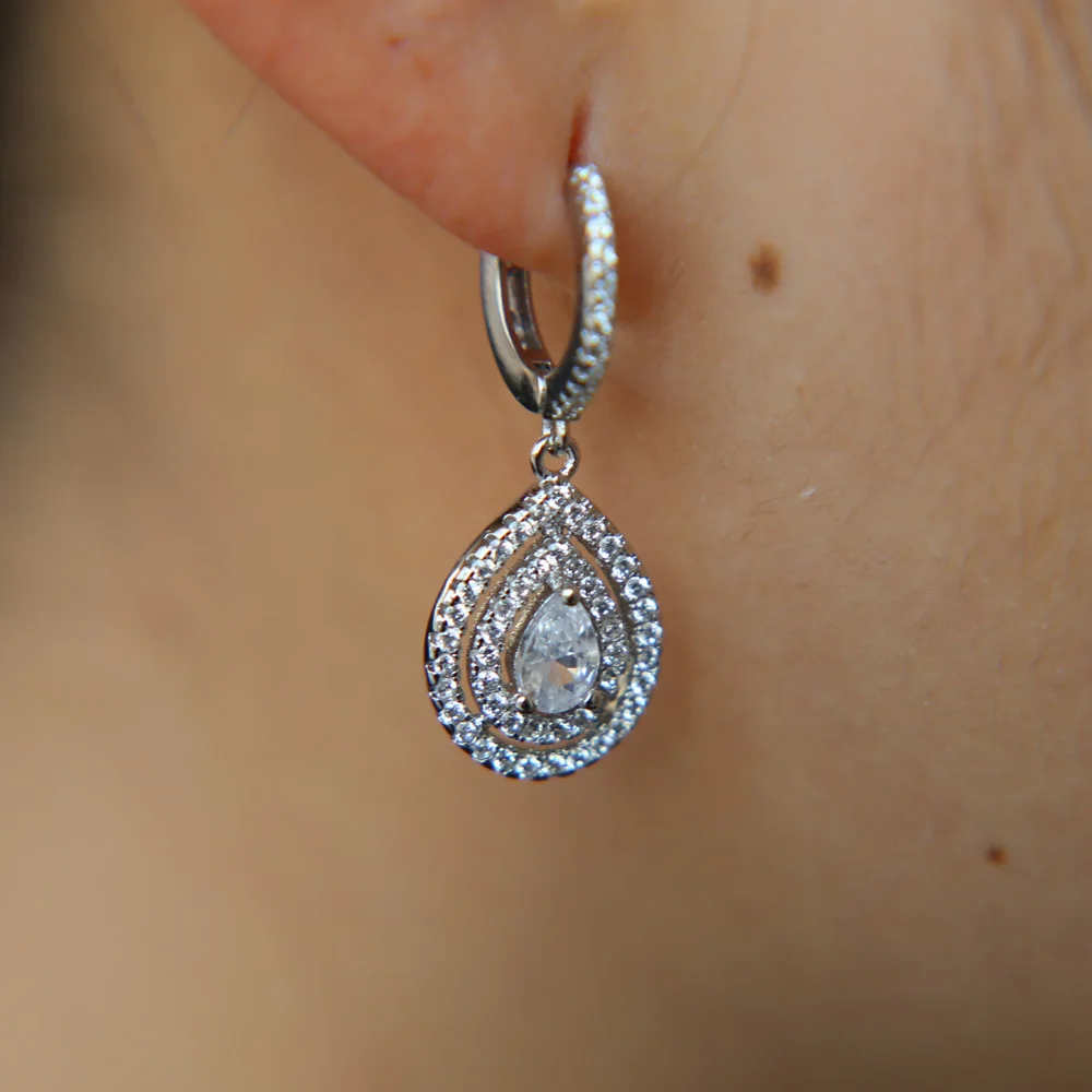 brass drop dangle earring (7)