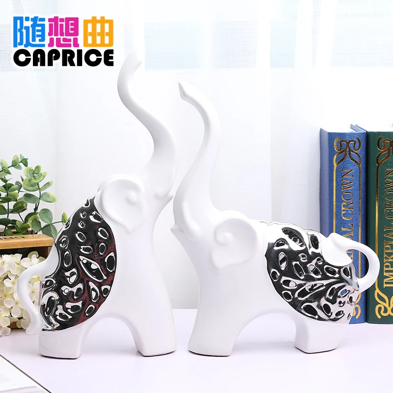 

Ceramic ornaments modern minimalist fashion crafts silver white red and white ceramic ornaments Home Furnishing decorations