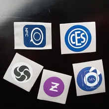 1000 шт Заказная печать Ntag213 NFC Наклейка s бирка NFC рчид 13,56 MHz ISO14443A напечатанная Ntag 213 наклейка фишки на заказ LF