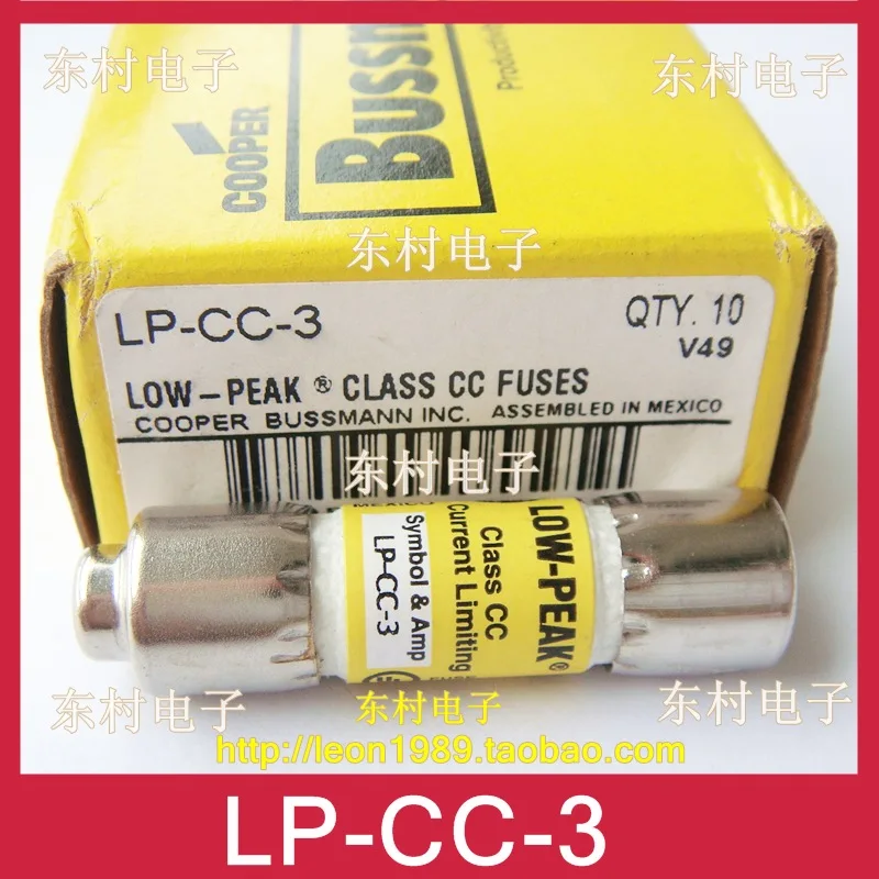 

US Fuse BUSSMANN LOW-PEAK fuse LP-CC-3 3A 600V LP-CC-3