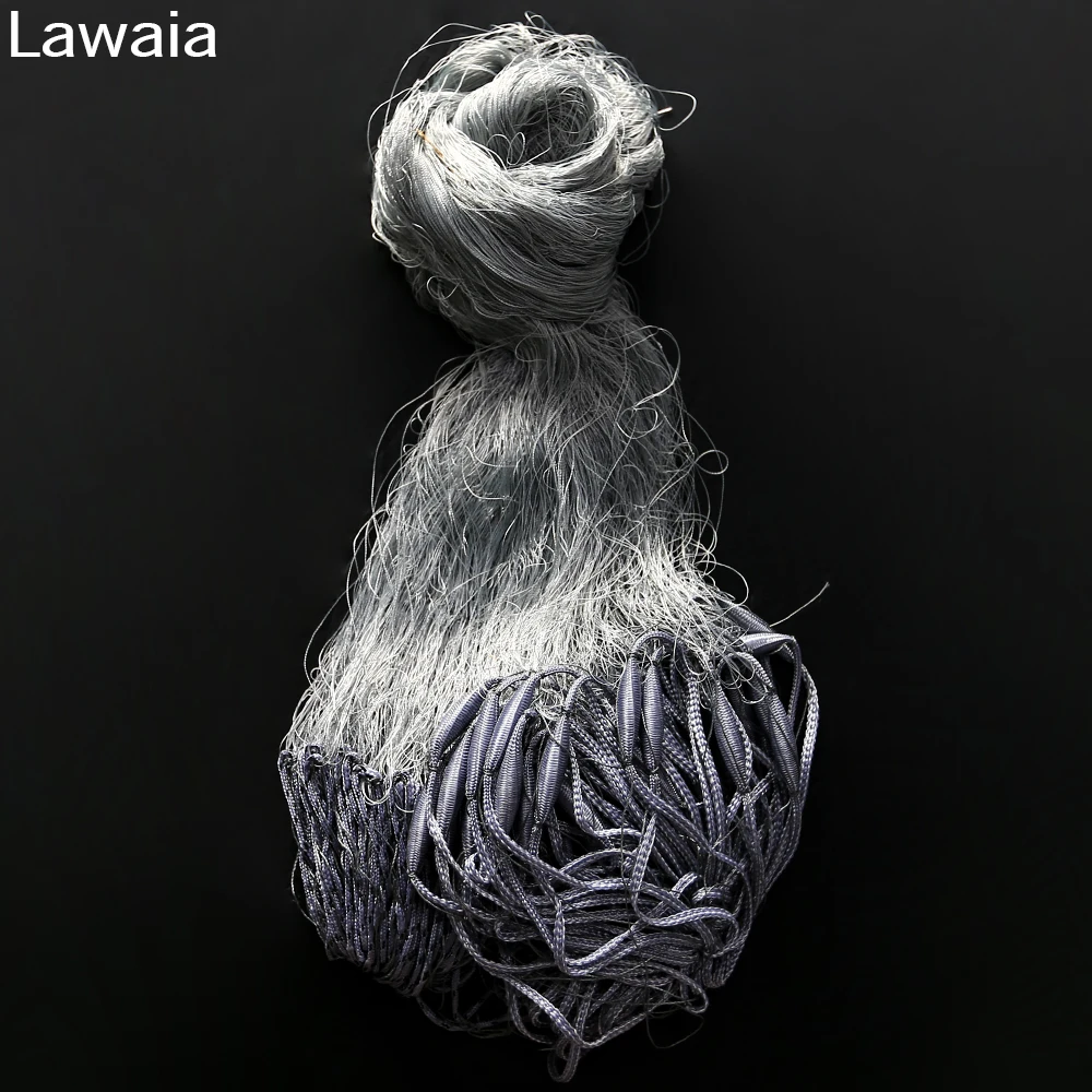 Armadilha para Peixes Rede de Pesca Lawaia Multifilamento Tarrafa 30 m 3 Longa layer Finlândia Dobrável Net Grade Tamanho 25 30 40 50mm 2 Esporte e Lazer