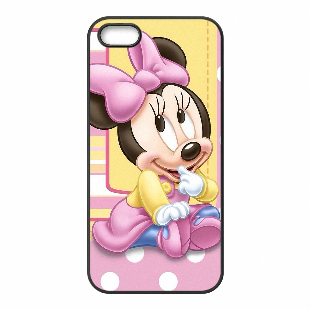 KETAOTAO Accessori Amore mickey minnie чехол для телефона s для iPhone 4S 5C 5S 6S 7 8 SE 5Plus XR XS Max чехол из мягкого ТПУ резины силикона - Цвет: Коричневый