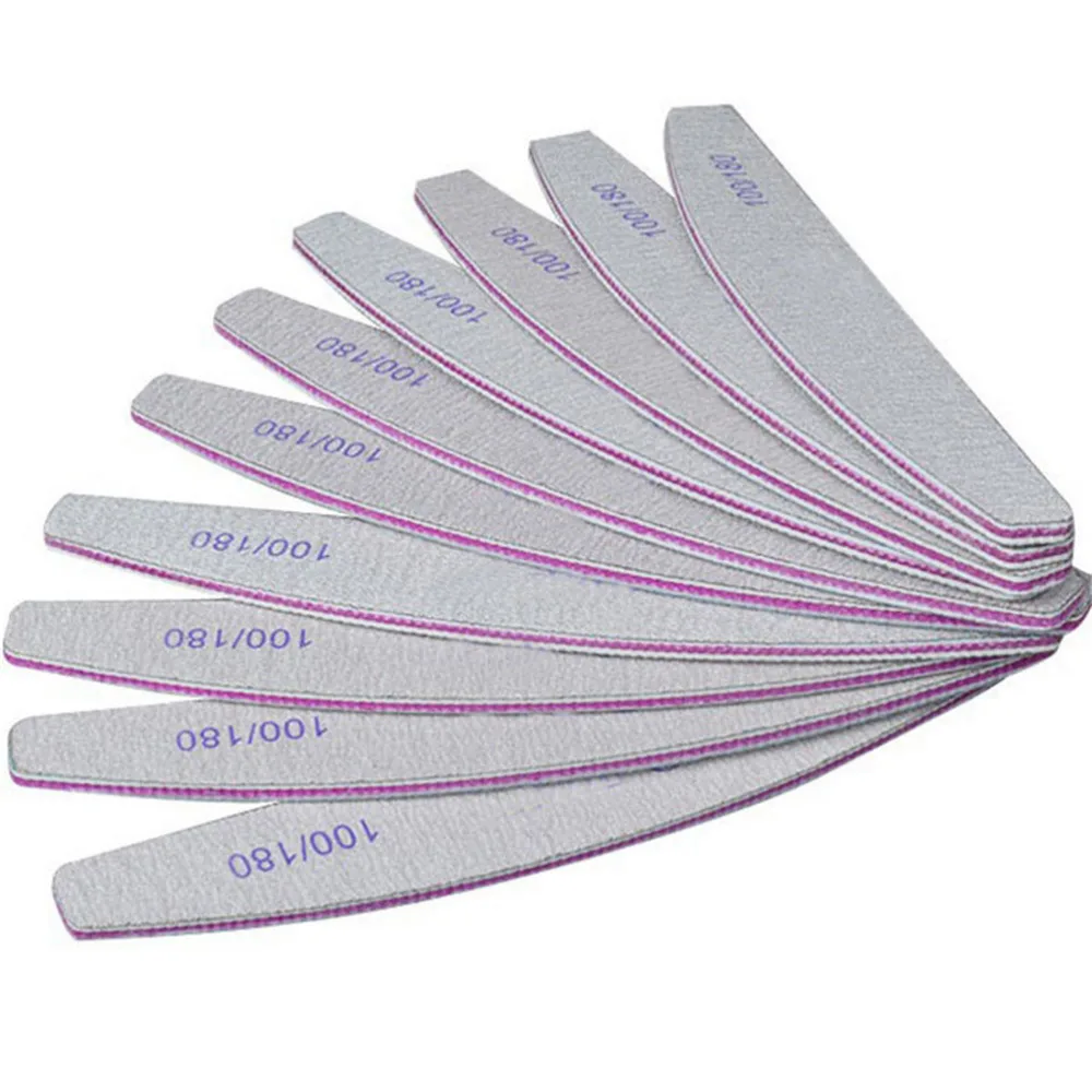 

1Pc Beautiful Nail Art Files Buffer Rhombus Sanding Sandpaper 100/180 Grit Manicure Accessory Tools