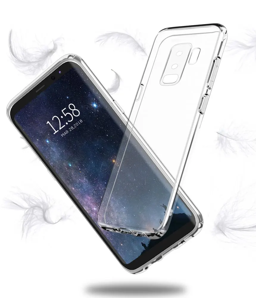 Прозрачный ТПУ чехол для samsung Galaxy S4 S3 S5 Mini S6 S7 Edge S9 Plus Grand Core Prime Neo Xcover 4 Coque S8