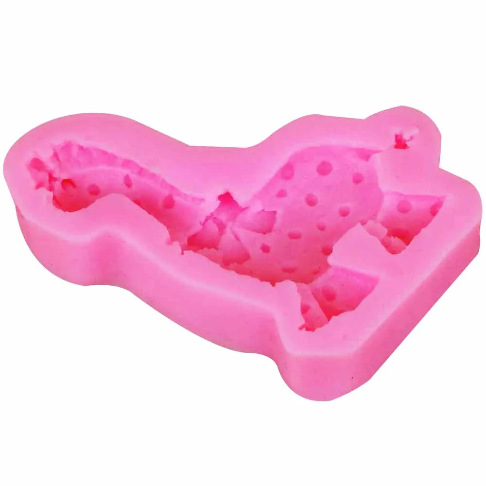 Byjunyeor Giraffe Deer Cake Silicone Molds Fondant Cake Decorating Tools Baking Mold Candy Clay Chocolate Gumpaste Moulds M764