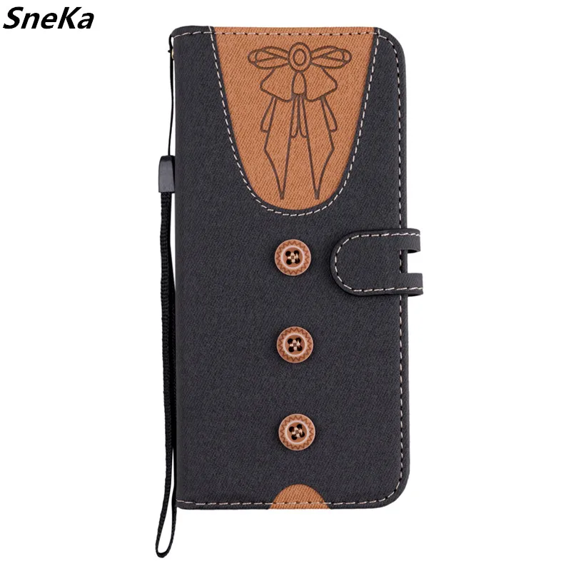 

Luxury Flip Canvas Leather Case For Samsung Galaxy S5 S6 S7 Edge S8 S9 Plus Case Stand Cover Leather Cases For Sumsung S9 case