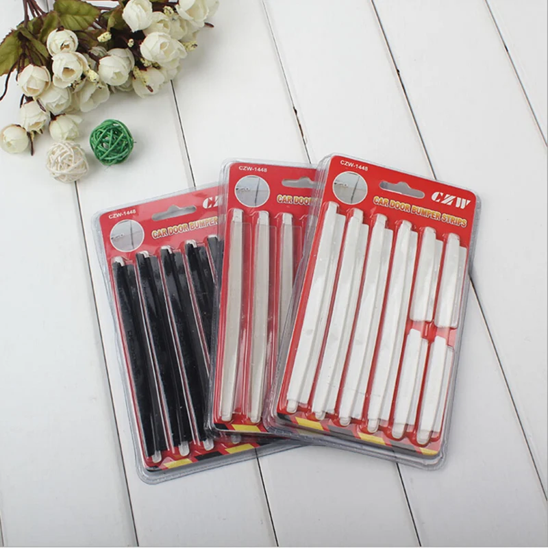 

8pcs/set Universal Car Door Guard Edge Corner Bumper Buffer Trim Molding Protection Strip Scratch Protector Car Door Crash Bar