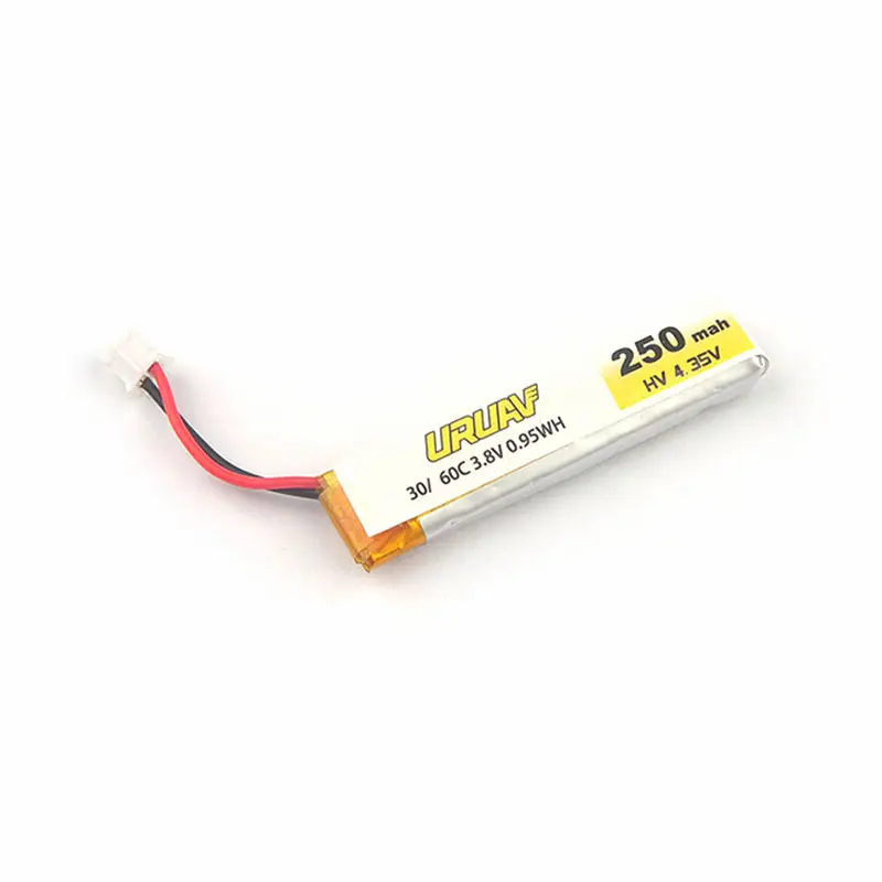 

URUAV UR65 Spare Part 3.8V 250mAh 30C/60C Lipo Battery Rechargeable For RC Quadcopter Replacement Accs FPV Racing Drone