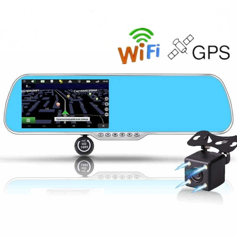 Ecartion 5 Car DVR GPS Navigation Wifi Android Full HD 1080P Car font b Camera b
