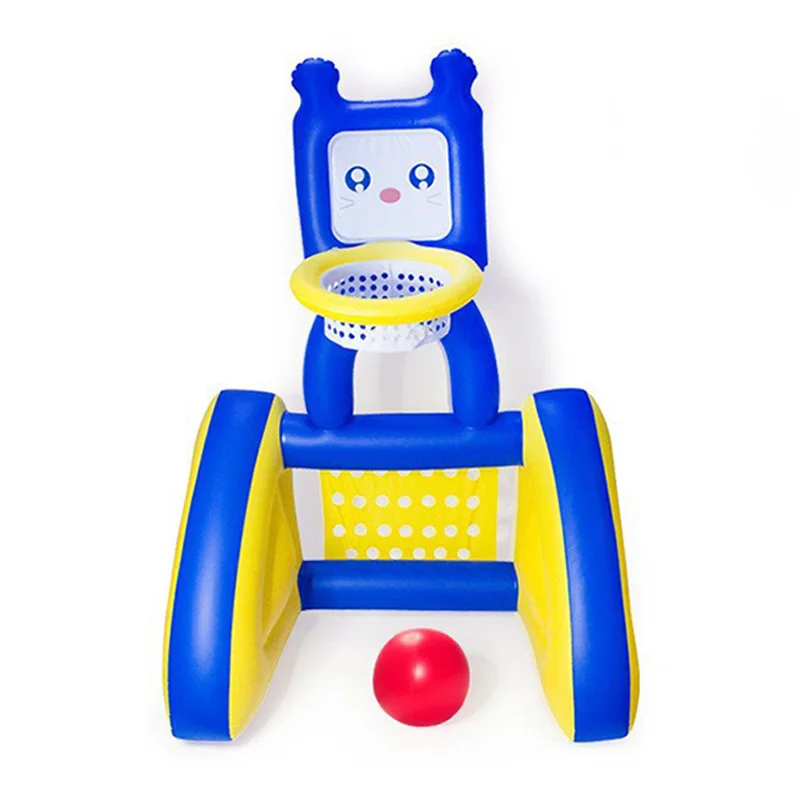 

2-in-1 Pool Toys Inflatable Swimming Float Football Basketball Ball Games Boia Piscina Water Mattress Sport Accessories Children