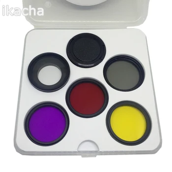

1set 37mm Diving Filter UV + CPL + FLD + ND4 + Yellow Filter + Red Filter + Lens Cap + Ring Adapter For Gopro Hero 4 Camera