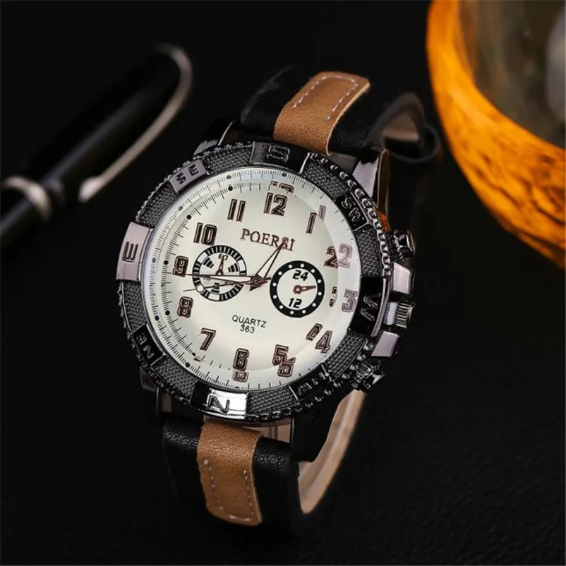 Mens watches top brand luxury Analog Quartz watch bands strap Sport Wrist Dress Watch Casual Wristwatch relojes hombre M16 (7)