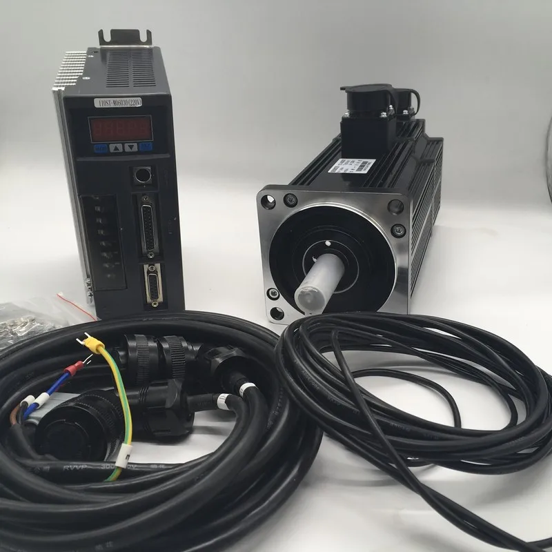 1.2KW NEMA42 4NM 1200W 220V 3000R/мин AC комплекты сервоприводов с удерживающий тормоз CNC