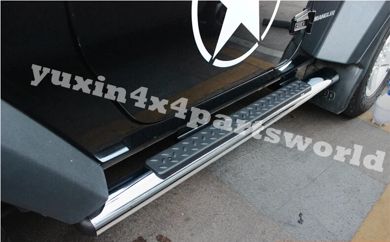 Chrome Tubular Side Steps Bumper 
