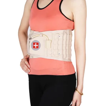 

Waist Traction Massager Pneumatic Strap Back Waist Fixed Support Device with Explosion-proof Air Pump Comfortable and Healthy