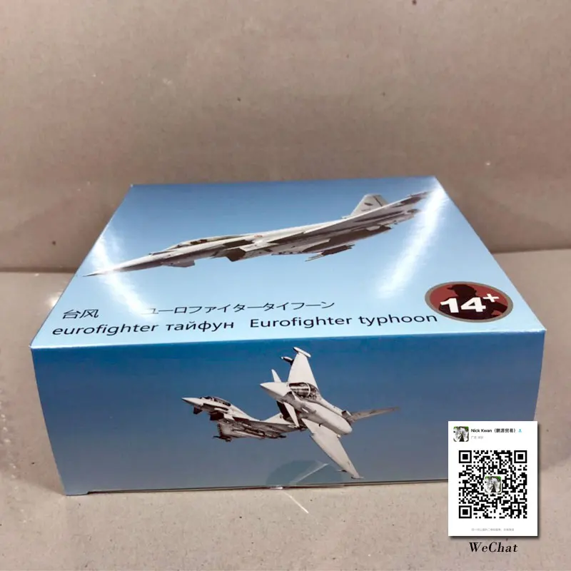 AMER 1/100 масштаб военная модель игрушки евроистребитель Тайфун EF-2000 истребитель литой металлический самолет модель игрушки для сбора, подарок