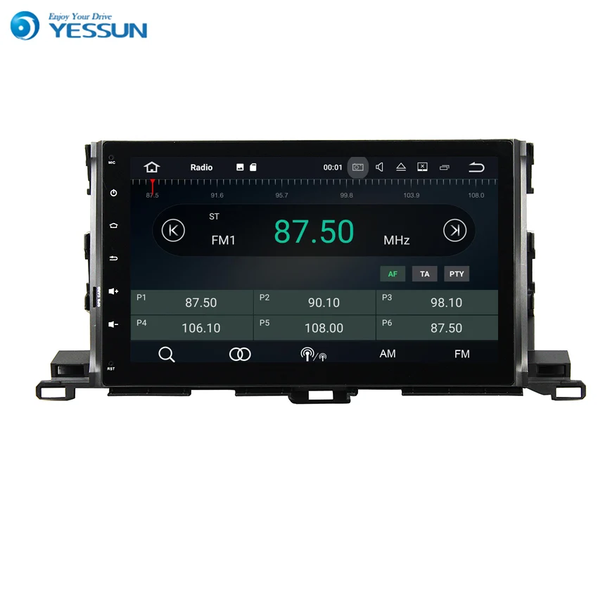 Clearance YESSUN Android Radio Car Player For TOYOTA HIGHLANDER 2014~2015 Stereo Radio Multimedia GPS Navigation With AM/FM 1