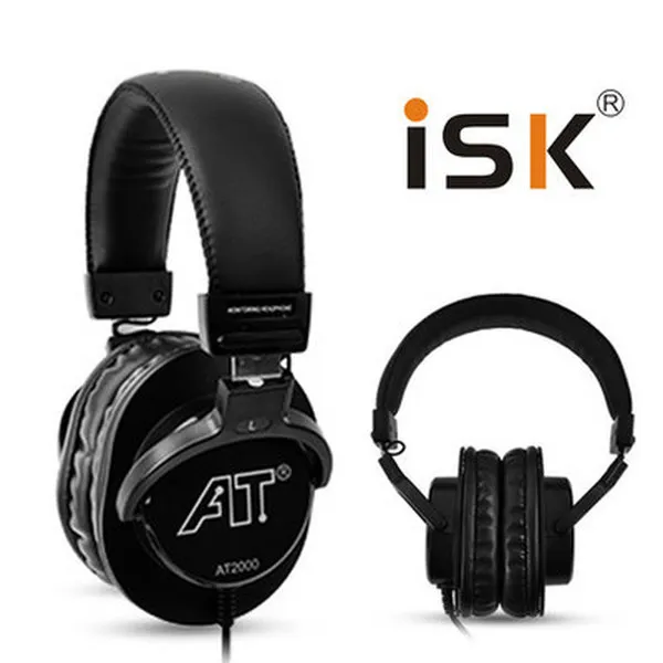 Регулируемые Налобные наушники ISK AT2000/AT 2000 для монитора записи аудио DJ поворот на