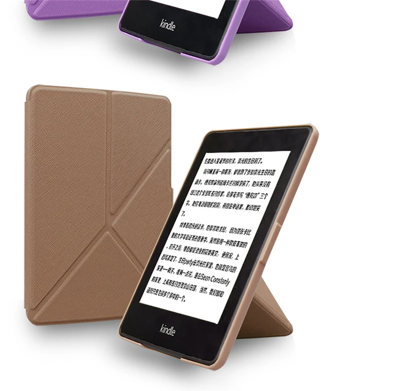 Kindle Paperwhite 2 3 складной чехол из искусственной кожи Smart Cover для Amazon Paperwhite 1/2/3 с подставка держатель 6' Электронная книга в виде ракушки