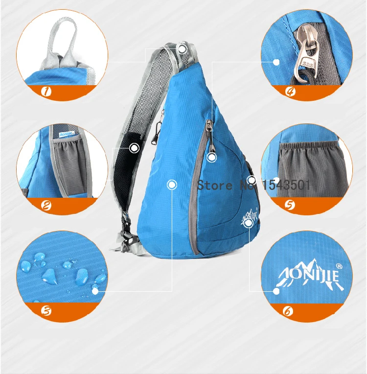 AONIJIE Сверхлегкий спортивные сумки складной сумки для восхождения Открытый путешествия пеший Туризм Кемпинг Сумка функциональные для