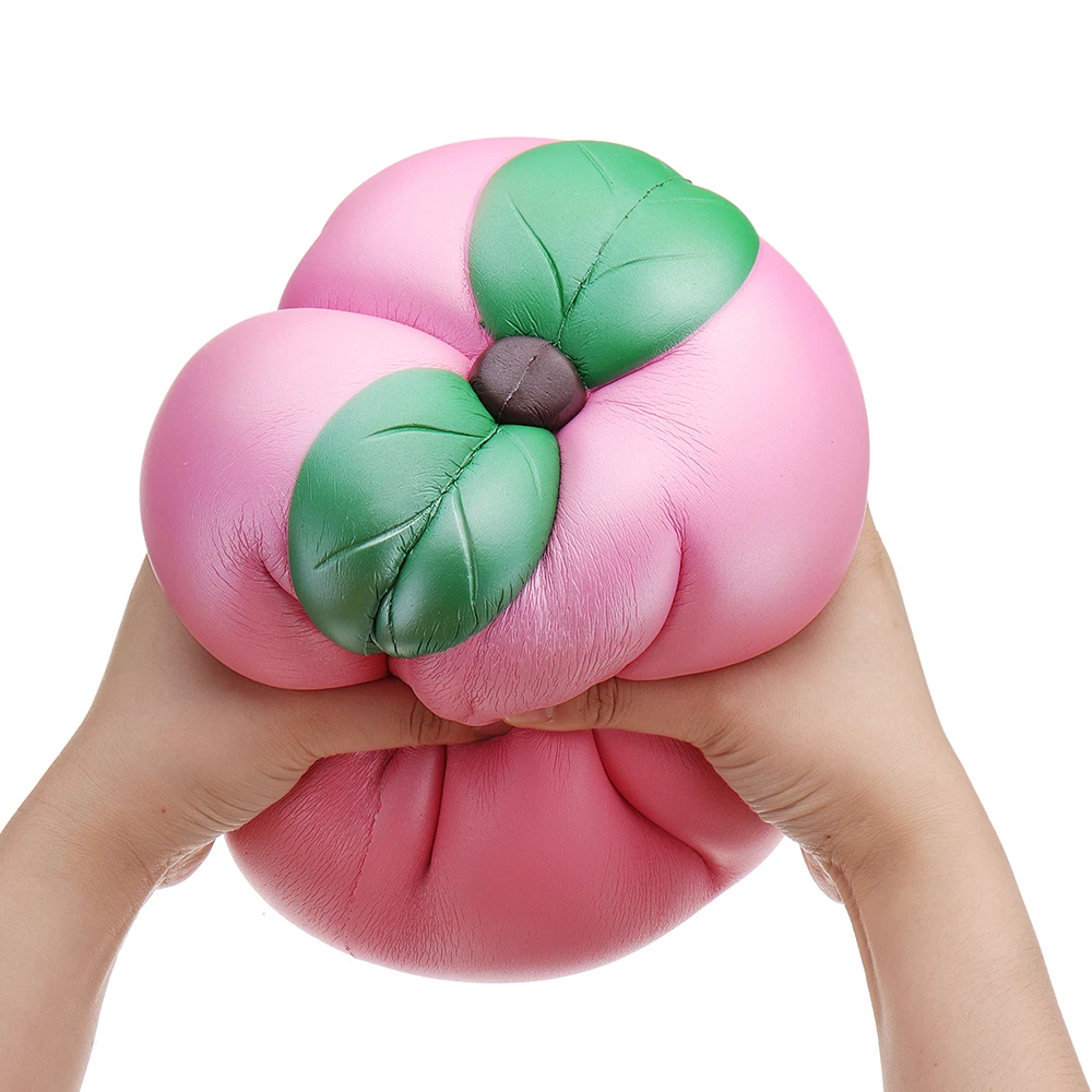 25 см Kawaii Big Peach Squishy Jumbo Fruit Slow Rising Toy для детей Коллекция подарок взрослых снятия