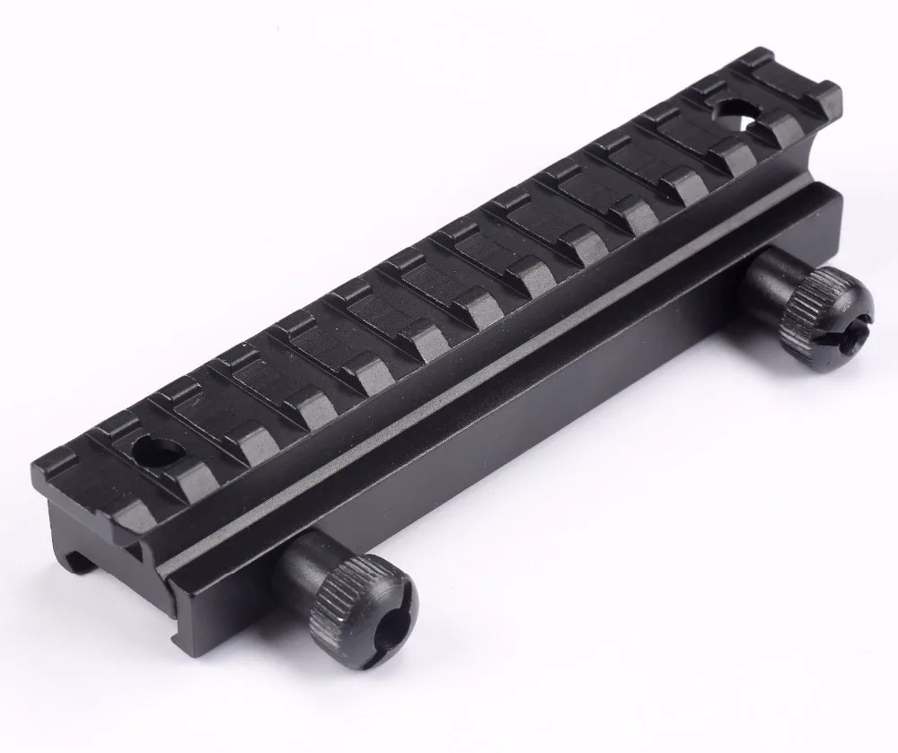 Tactical 135mm Long Scope 20mm Riser Base Mount Adapter Bracket For