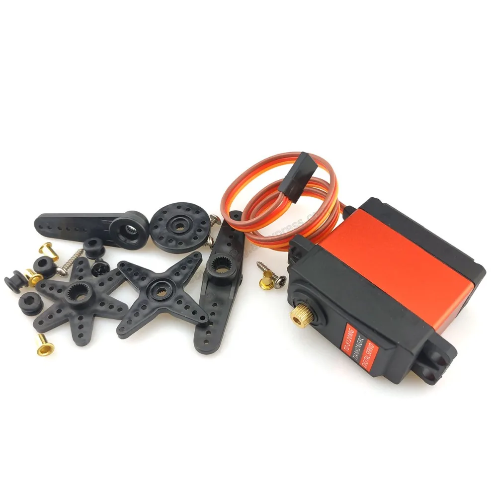 

20KG digital servo motor Steering gear high torque metal shell large angle for RC airplane model Robot arm manipulator