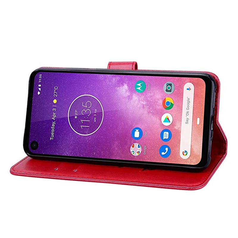 Для Motorola One Vision Moto One power Wallet чехол для телефона Motorola One Флип кожаный чехол для Etui Fundas Capa Coque