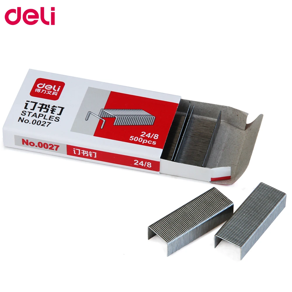 1 шт. скобы для степлера 24/8 500 в коробке|deli staples|stapler staplesstaples stapler |