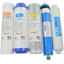 5 Stage Water Purifier Filter Cartridge, 75GDP Vontron RO Membrane Reverse Osmosis System Household Home Appliances Accessories