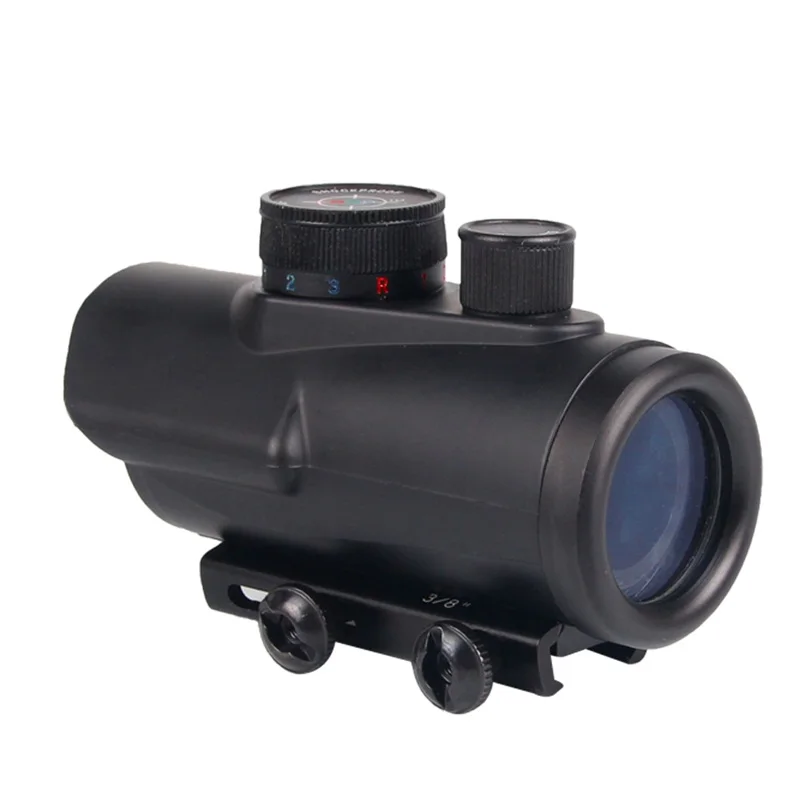 Красный точечный прицел Airsoft 1x30 мм красного зеленого и синего цвета Яркость
