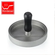 Алюминиевый сплав гамбургер пресс сэндвич-мейкер пирог пасти Патти производитель круглого рубленого мяса свинины птицы говядины