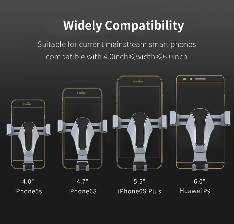 Автомобильный держатель для телефона Essager Gravity для iPhone X XS Max samsung, держатель для телефона, держатель для мобильного телефона