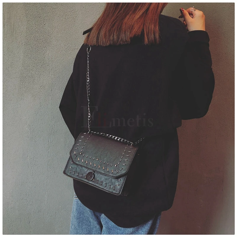 Elimetis Women Brand Shoulder Bags For Women 2018 Chains Designer Messenger Bag Female Ladies PU Leather Crossbody Bags          (5)