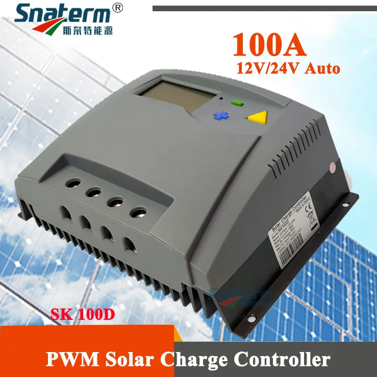 

100A PV Solar Regulators Solar PV Battery Charger 12V/24V auto 100A PWM LCD PV Solar charge controller for solar panels