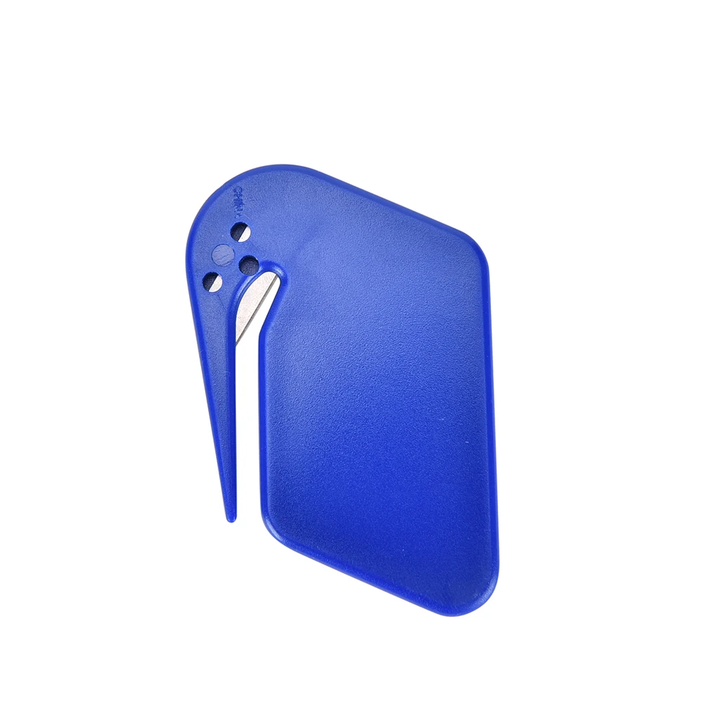 

Plastic Mini Letter Knife Letter Mail Envelope Opener Safety Paper Guarded Cutter Blade Office Equipment Random Color