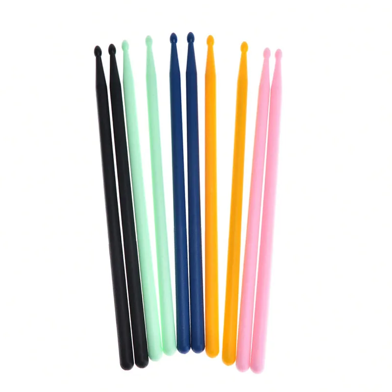 1pair Professional Drumsticks Nylon Drum Stick Set High Quality Lightweight Musical Instrument Drumsticks Color Randomly Send