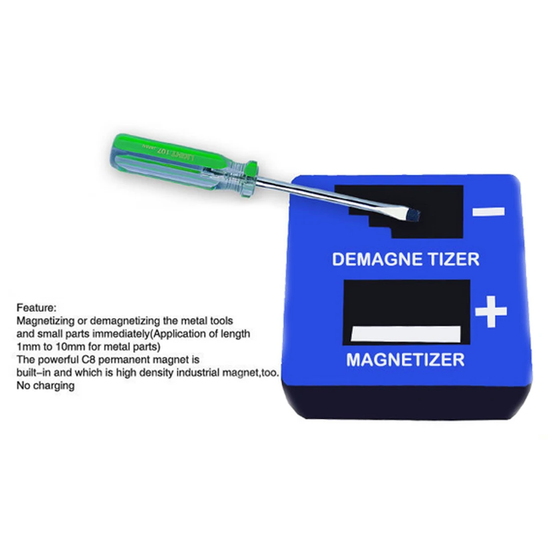 

Mini Quick Magnetic Pick Up Tool Magnetizer Demagnetizer Tool Screwdriver Bench Tips Bits Gadget Handy Magnetized Driver