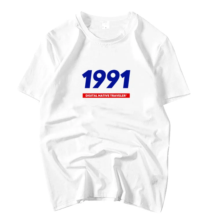 

Kpop astro exo iu same simple number printing o neck short sleeve t-shirt for summer unisex fashion loose 4 colors t shirt